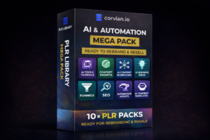 PLR digital products in AI & Automation niche. Corvian.io