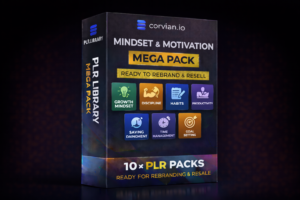 Mindset & Motivation Megapack of PLR Digital Products by corvian.io Mindset & Motivation Megapack of PLR Digital Products by corvian.io