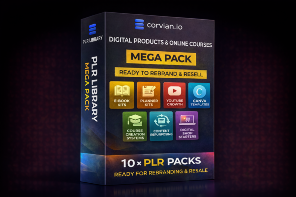 Digital products & online courses for private label right use by corvian.io resell and rebrand Digital products & online courses for private label right use by corvian.io resell and rebrand