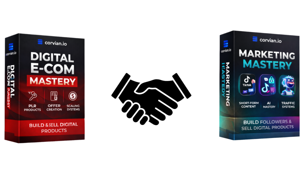 Corvian.io Courses AI mastery & Digital Ecom Mastery